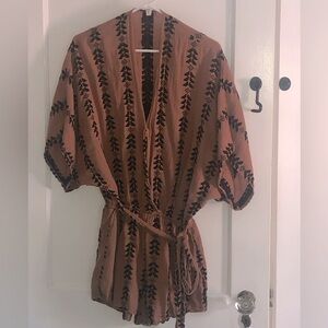 Tan romper, size medium by Elan